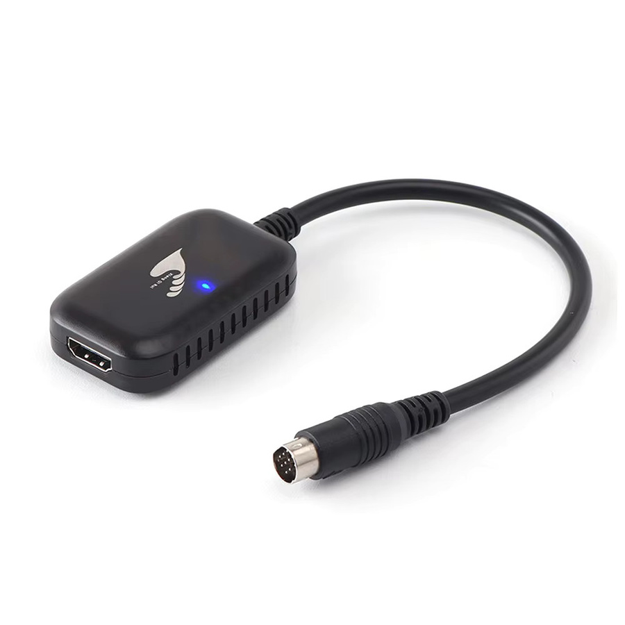 Xunbeifang HDMI Konverter für Sega Saturn, Retro Display Adapter für HDTV und Monitor, Schwarz - Bild 2