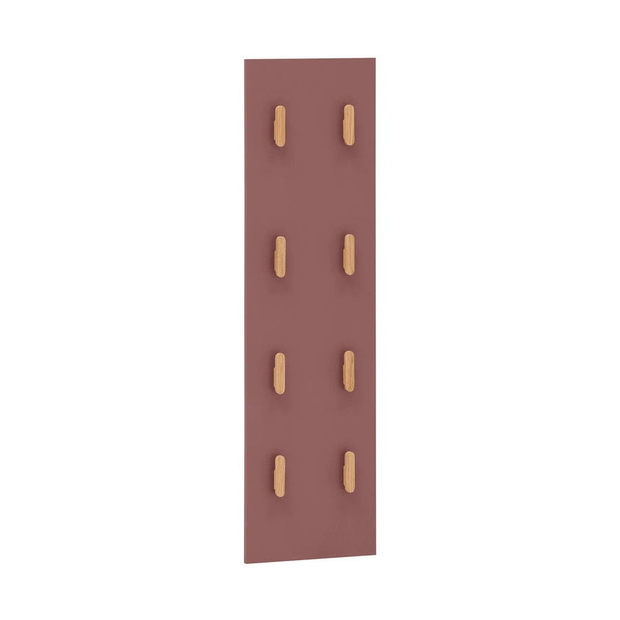 Schildmeyer Hakenpaneel Bjarne aus Eichenholz in Mauve, B/H/T: 30 x 110,6 x 2,6 cm - Bild 3