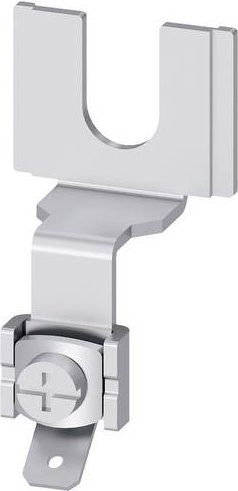 Siemens Hilfsleiteranschlussklemme 3VA9280-0WC00 in Silber, 10 Stück - Bild 1