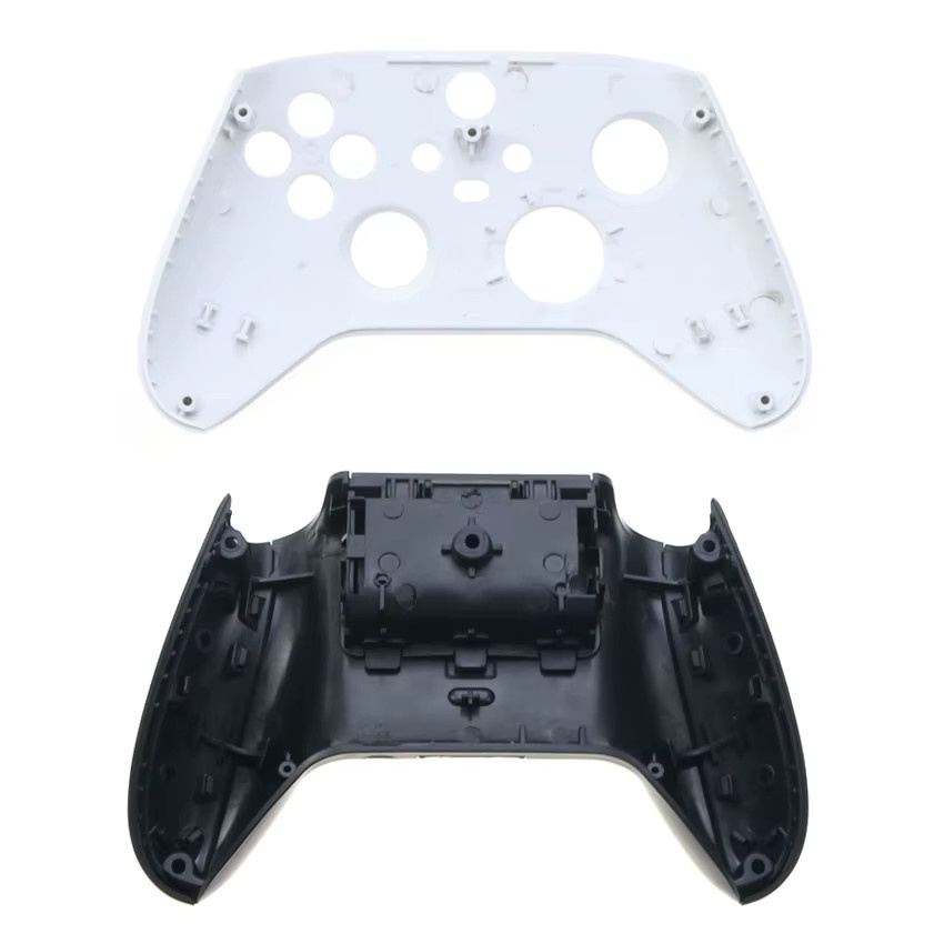 JCD Ersatzgehäuse Set für Xbox Series X S Controller in Weiß, Front- und Rückseiten-Abdeckung - Bild 2