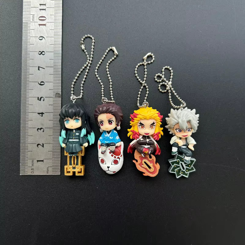 Bandai Demon Slayer Tanjiro Kamado Muichiro Tokito Modellfigur, Schlüsselanhänger - Bild 2