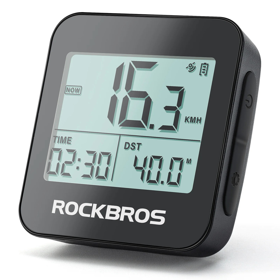 ROCKBROS Fahrradcomputer Kabellos GPS G1 in Schwarz mit USB-C Anschluss - Bild 1