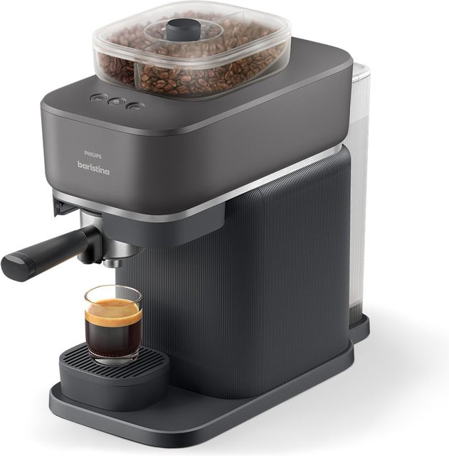 Philips Baristina Bean Swap Siebträger-Espressomaschine in Anthrazit mit programmierbaren Portionen - Bild 1