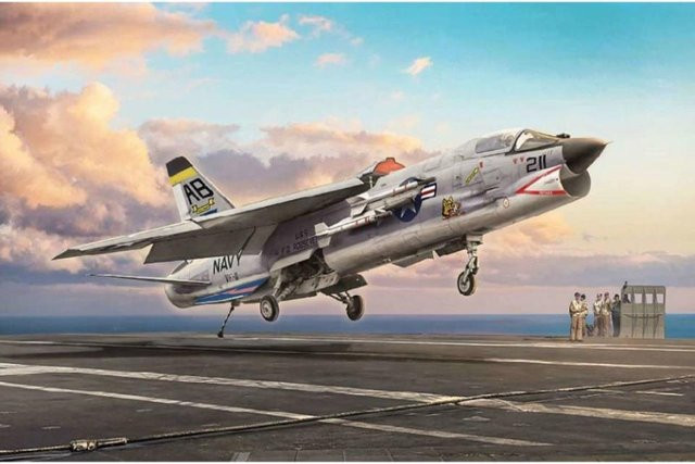 Italeri F-8E Crusader, Modell, 1:72 - Bild 1