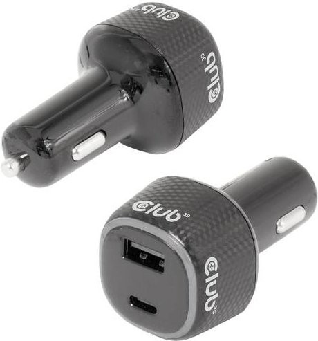 Club3D CAC-1922 USB Ladegerät 63W mit 1x USB-A und 1x USB-C in Schwarz - Bild 1