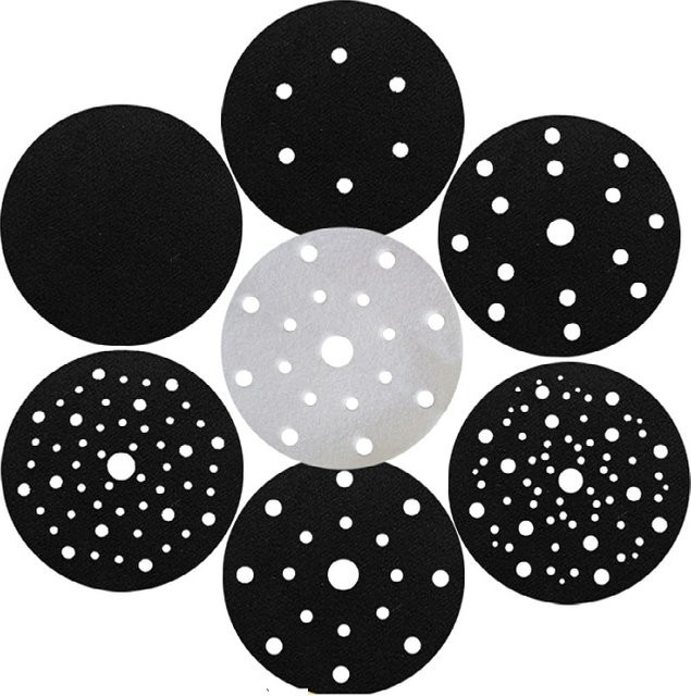 Ultradünnes Interface-Pad für Schleifpads und Klett-Schleifscheiben, 150 mm, Schwarz - Bild 1