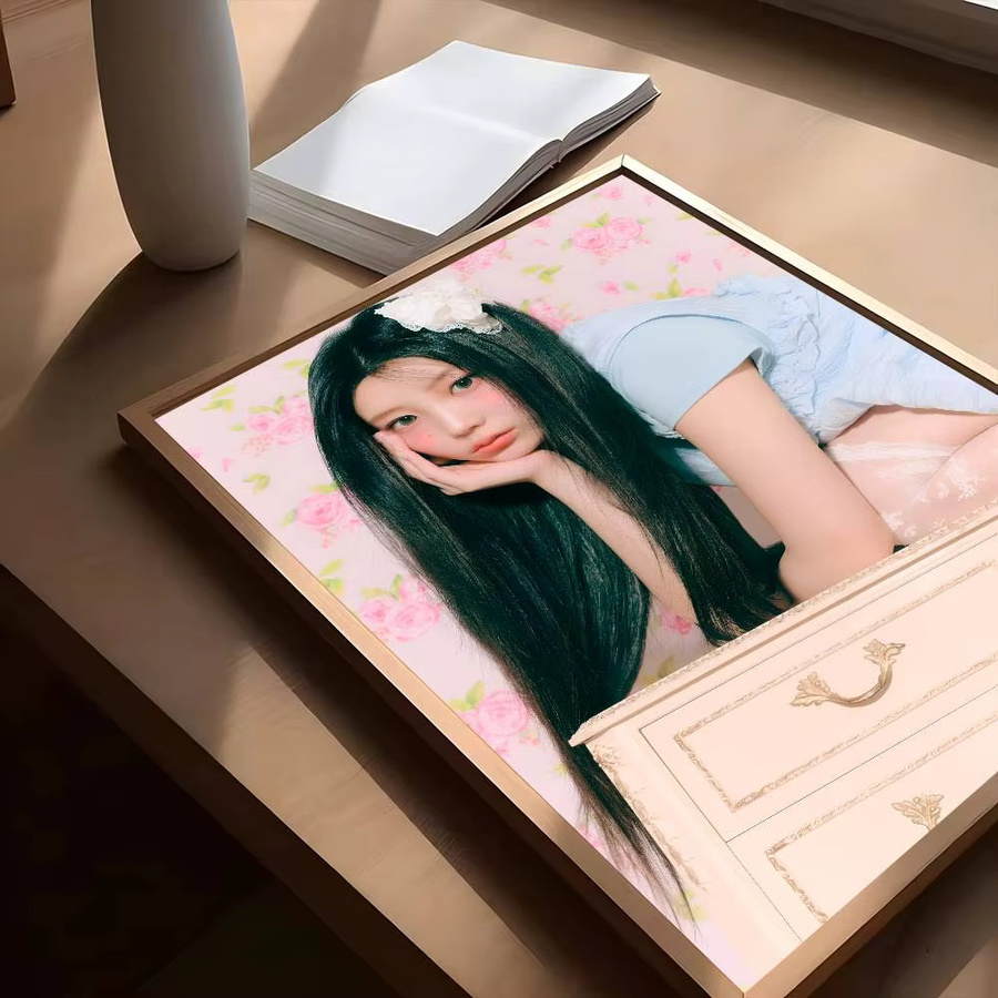 Kayou Lee Wonhee Poster, wasserfester Wandaufkleber in Multicolour mit floralem Design, B/H: 20 x 20 cm - Bild 5