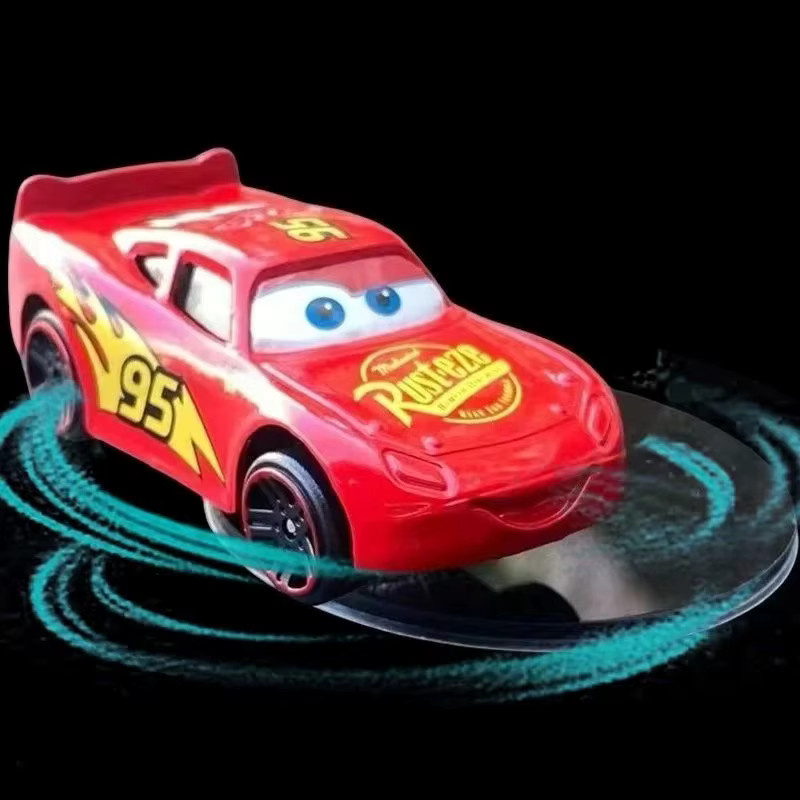 Hasbro Cartoon DSN Cars 3 Lightning McQueen Drift Rotations-Dekoration - Bild 2