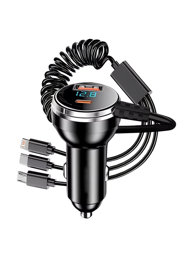 BESY USB-C Auto-Ladegerät mit 27W PD Schnellladung in Schwarz - Bild 6
