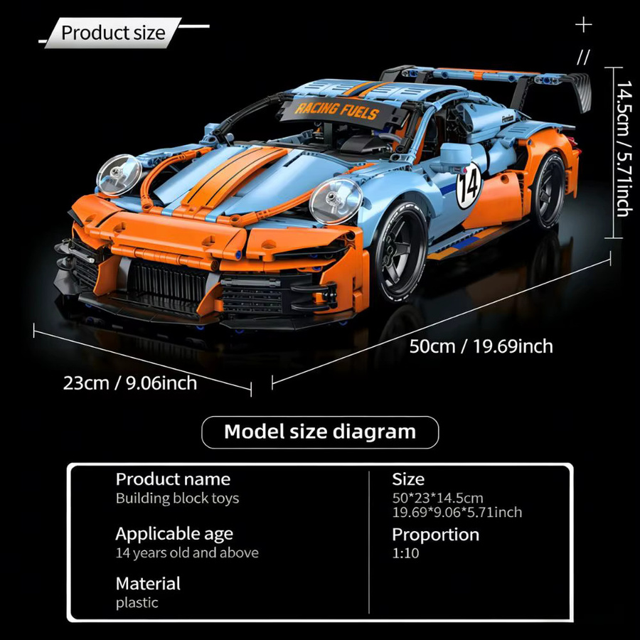 KAVOWORLD Rennwagen-Bausatz, Sportwagen-Modell, 1:10 Maßstab, ab 14 Jahren - Bild 2