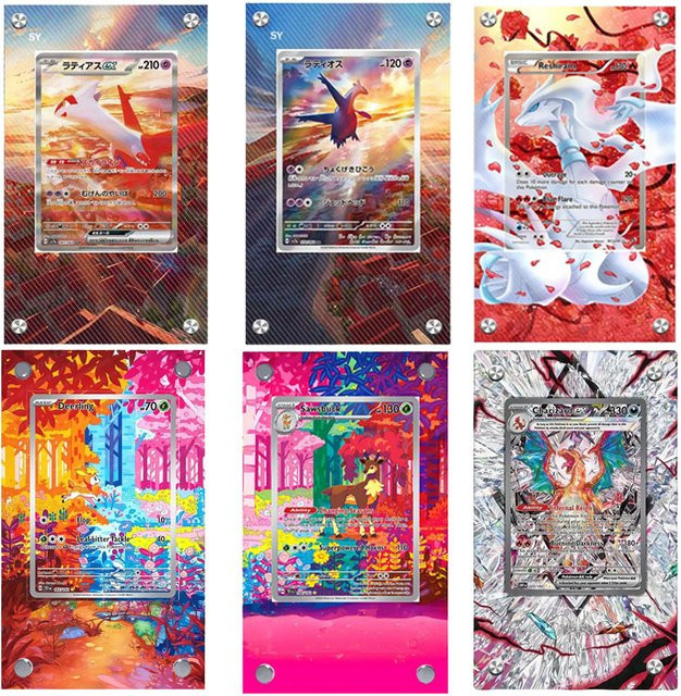 Keeppley Pokémon Card Display Stand, Acryl, Bunt / Mehrfarbig - Bild 1