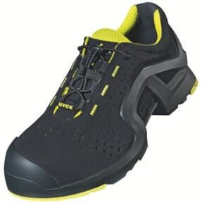 Uvex Halbschuhe Support S1P Schwarz Gelb Weite 10 Größe 38 - Bild 1