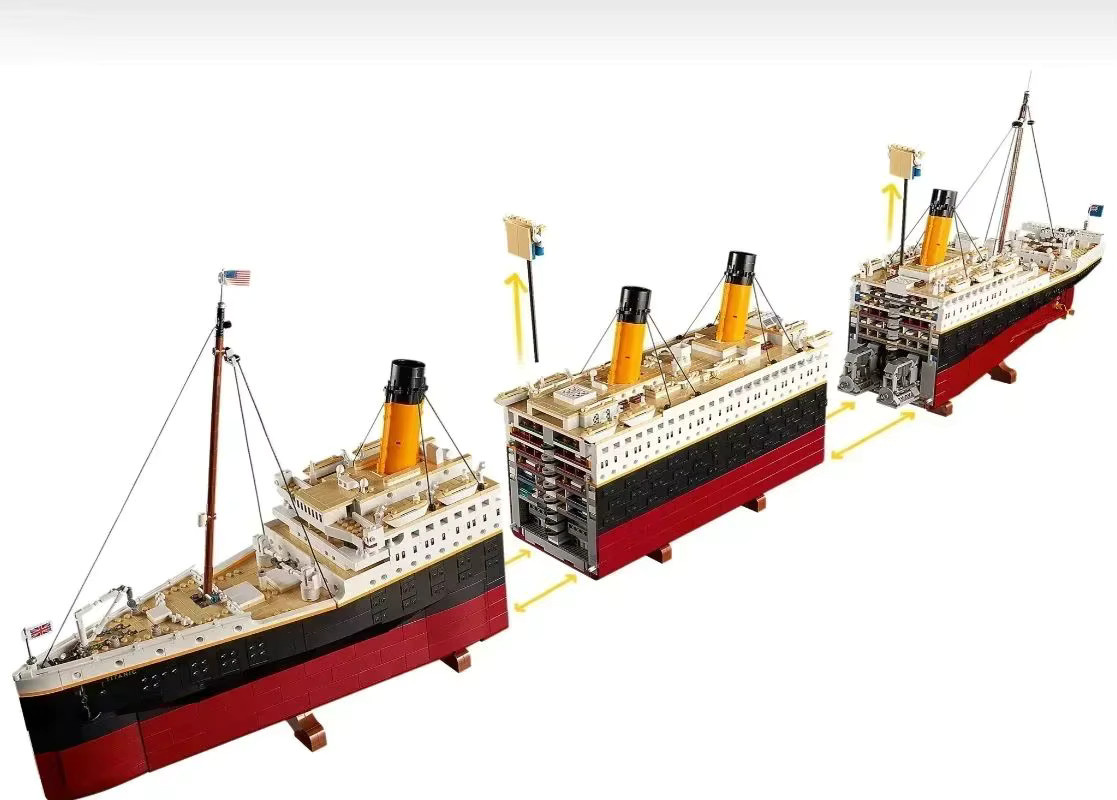 Potdemiel Kreuzfahrtschiff-Modell, Baukasten, 9090 Teile, ab 14 Jahren - Bild 5