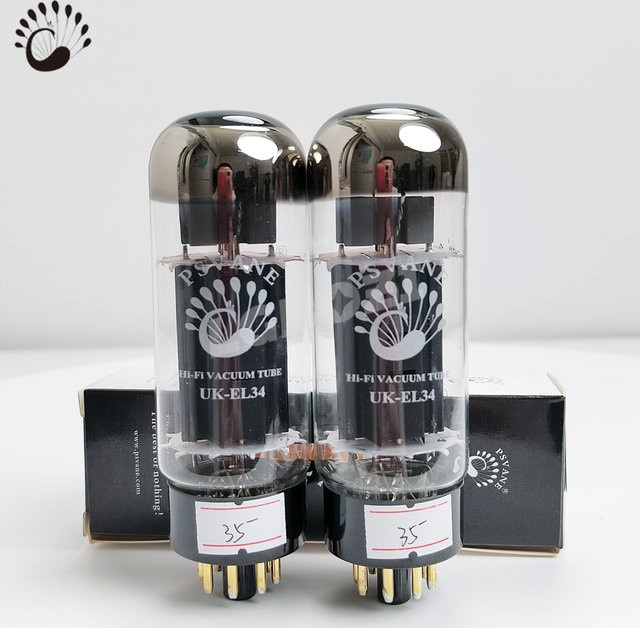 PSVANE UK-EL34 Elektronenröhre für Gitarren- und HIFI-Verstärker mit britischer Wärme und verbesserter Klarheit - Bild 1