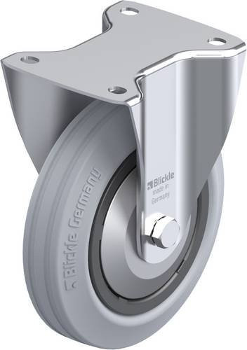 Blickle Bockrolle B-VPP 180G-SG-FA in Schwarz-Grau mit 180mm Rad-Durchmesser und 170kg Tragfähigkeit - Bild 1