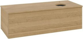 V&B Waschtischunterschrank Antao mit Beleuchtung, Farbe Honig Eiche, B/T/H: 120 x 50 x 50 cm - Bild 1