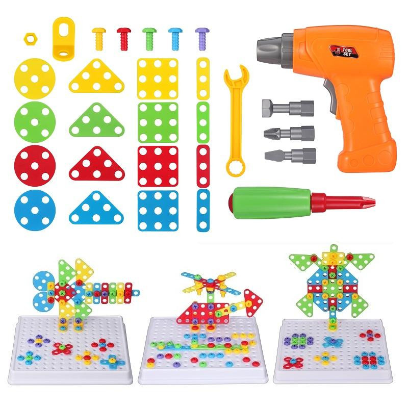 XDR DIY Kreative Puzzle-Spielzeuge Bohrer Schraube Demontage Lernspielzeug 14+y - Bild 1