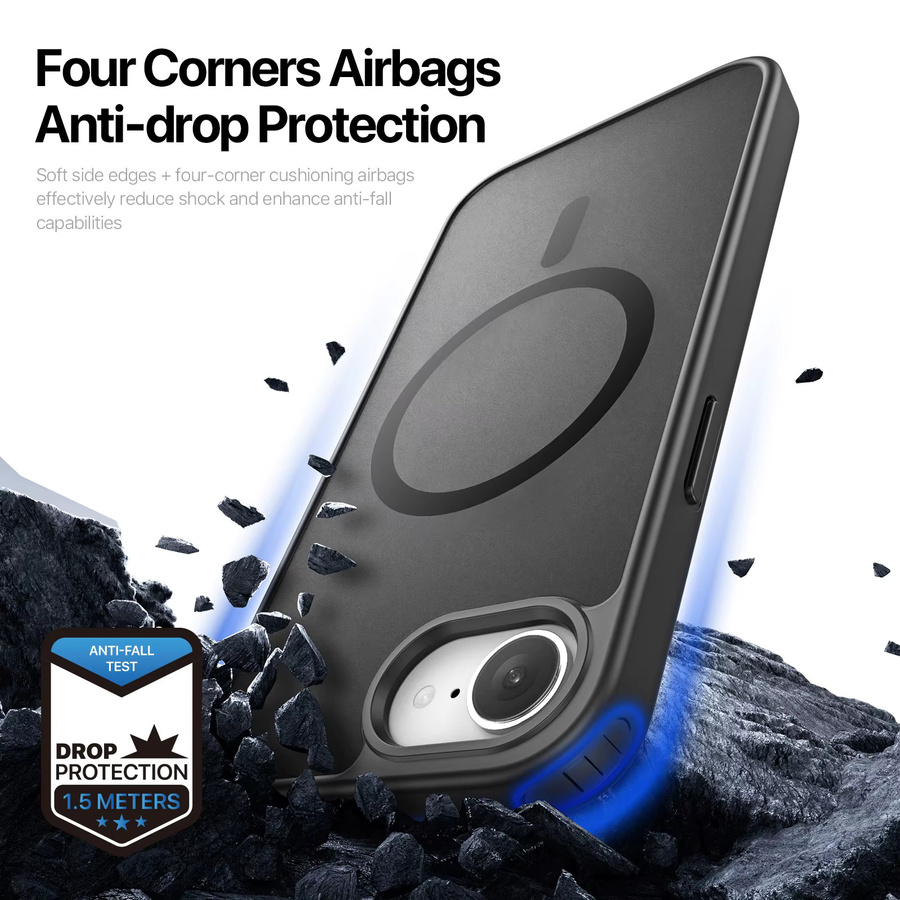 Dux Ducis Magnetische Rückabdeckung Anti-Fingerabdruck Handyhülle für iPhone 16 Pro Max, iPhone 16 Plus, iPhone 16e und iPhone 17e in Mehrfarbig - Bild 5