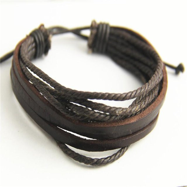 YULIN Armband, Leder, braun, Unisex - Bild 1