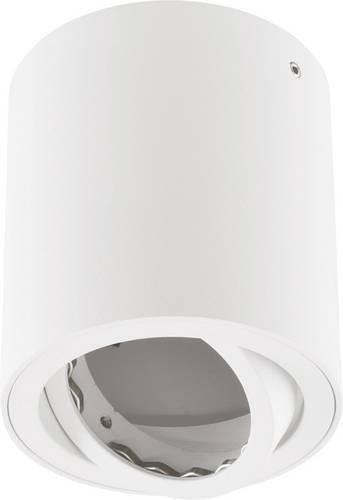 EVN Deckenleuchte GU10 in Weiß, moderne Zylinder-Downlight-Leuchte aus Kunststoff, verstellbar - Bild 1