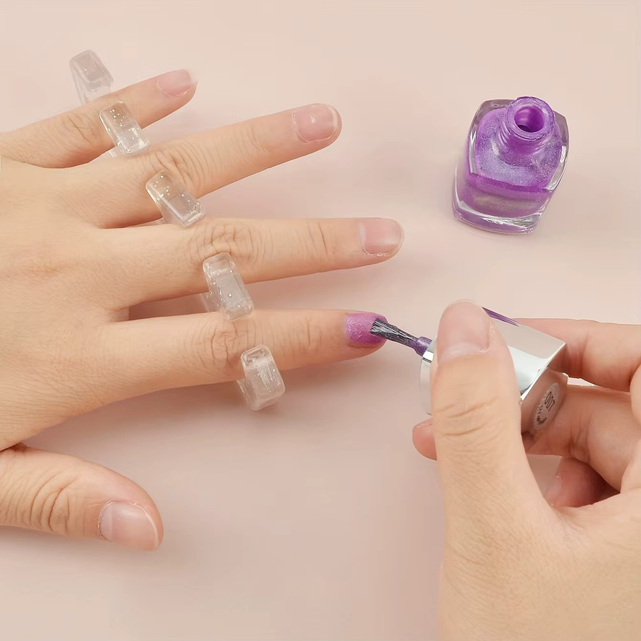 Odo Nagelteiler aus Silikon, transparent, 2 Stück, Unisex - Bild 2