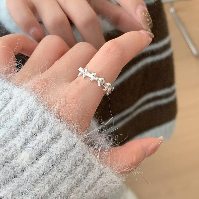 Lucky Star Jewelry Schleifenring, 999 Silber, Damen - Bild 1