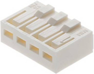 Molex Einbau-Stiftleiste Standard 510350500 in Weiß aus Kunststoff - Bild 1