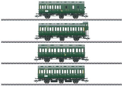 Märklin H0 Abteilwagen-Set der Deutschen Bundesbahn in Flaschengrün - Bild 1