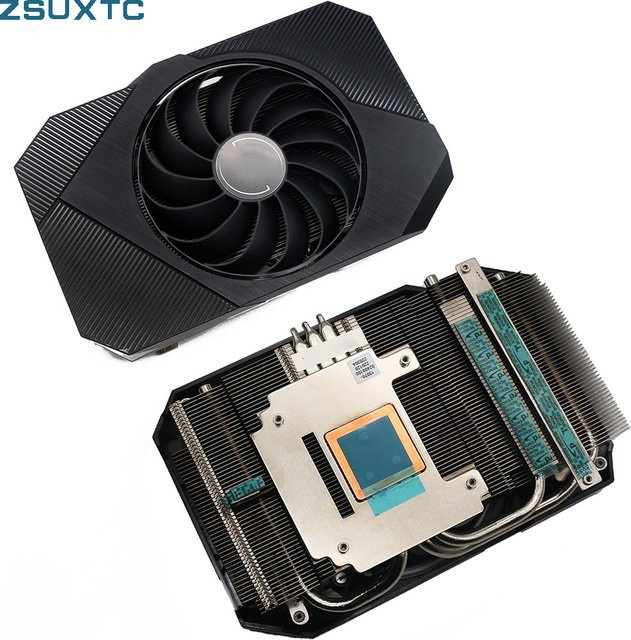 Original Asus Phoenix Grafikkarten-Kühlkörper für RTX 3060 und RTX 3050 in Schwarz - Bild 1