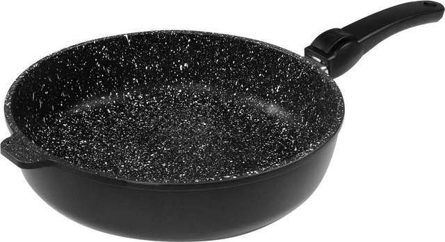 STONELINE Schmorpfanne mit abnehmbarem Griff, Schwarz, Durchmesser: 28 cm - Bild 1