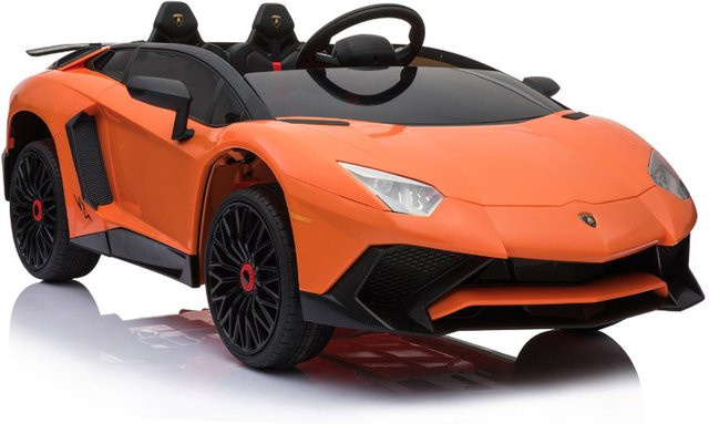 TPFLiving Lamborghini Aventador SVJ Elektro-Kinderauto, orange - Bild 1