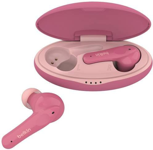 Belkin SoundForm Nano True Wireless In-Ear Kopfhörer mit Mikrofon Bluetooth Pink - Bild 1