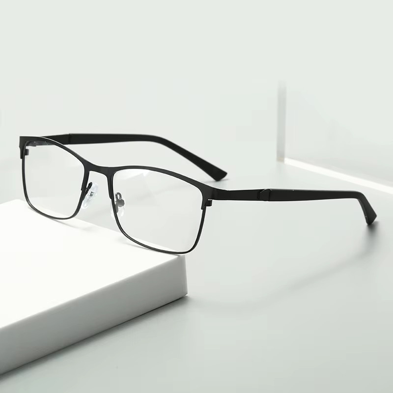 RUISIMO Lesebrille, Halbrand, Metall, rechteckig, Unisex - Bild 1