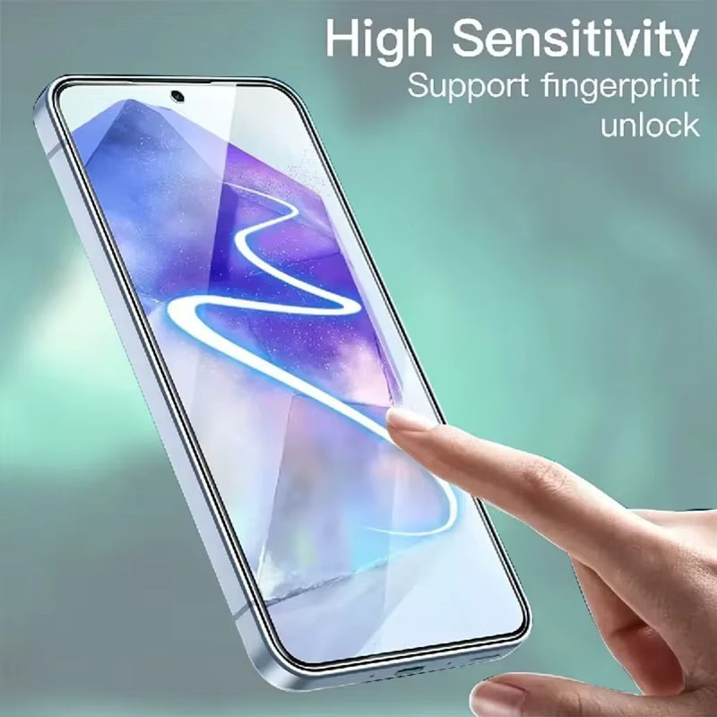 4er-Pack Schutzfolie für Samsung Galaxy S25 S24 S23 S22 S21 Ultra Plus FE mit Fingerabdruck-Entsperrung, transparent - Bild 4