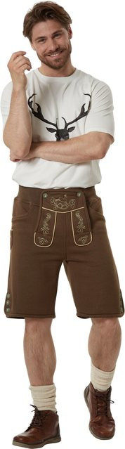 tectake Trachtenhose Lenni, Braun - Bild 1