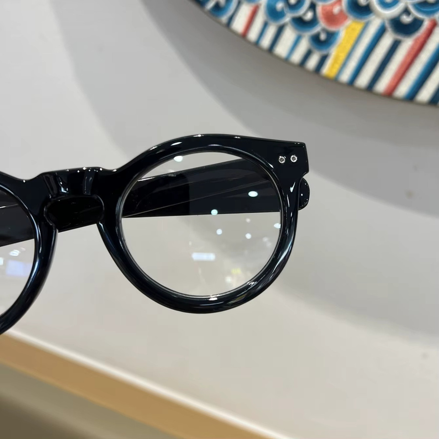RELEN Brille, Unisex, Vollrand, rund, Kunststoff, schwarz - Bild 2