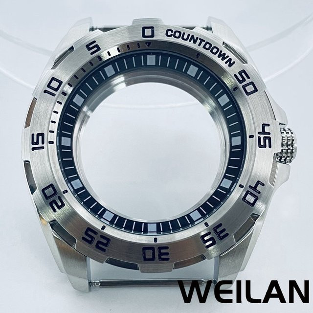 ANGLANG Gehäuse Edelstahl, silber, 44 mm, Unisex - Bild 1