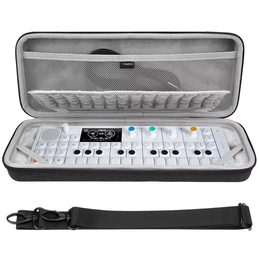 Geekria Hartschalen-Reisetasche als Drum-Machine-Tasche kompatibel mit Teenage Engineering OP-1 Field - Bild 7