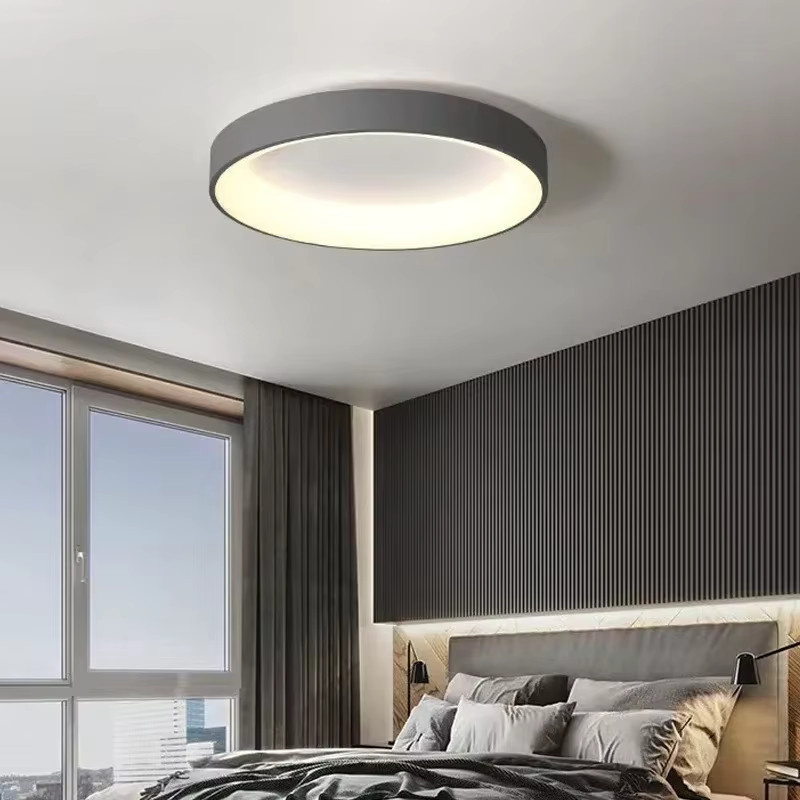 DARHYN Moderne LED Deckenleuchte Rund in Weiß für Wohnzimmer, Schlafzimmer und Arbeitszimmer - Bild 2