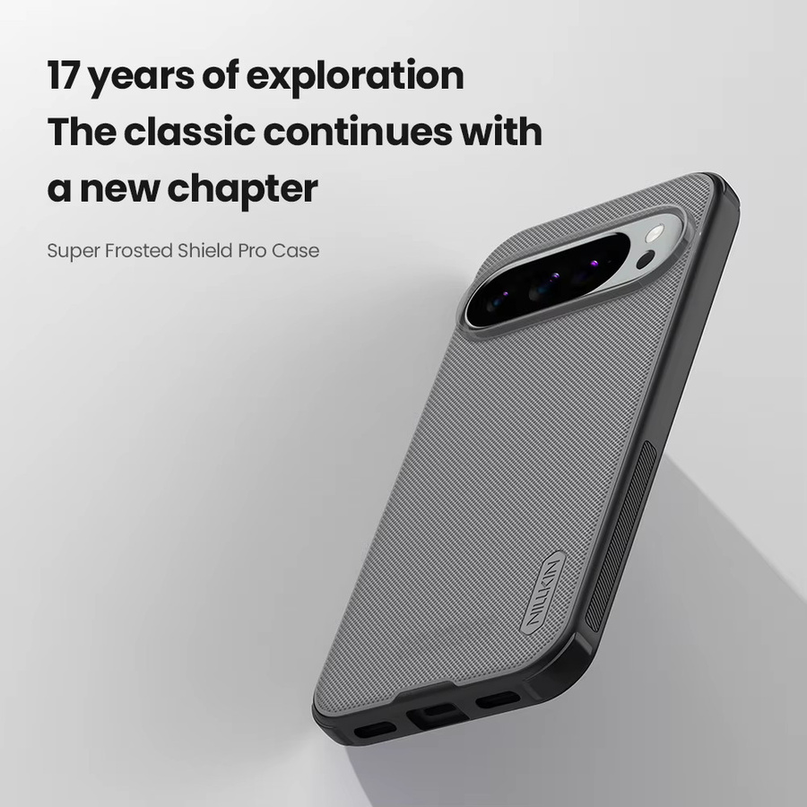 Nillkin Frosted Shield Pro Schutzhülle aus Hard PC für Google Pixel 10 Pro XL, 10 Pro, 10, 9 Pro XL, 9 Pro, 9 in Schwarz - Bild 3