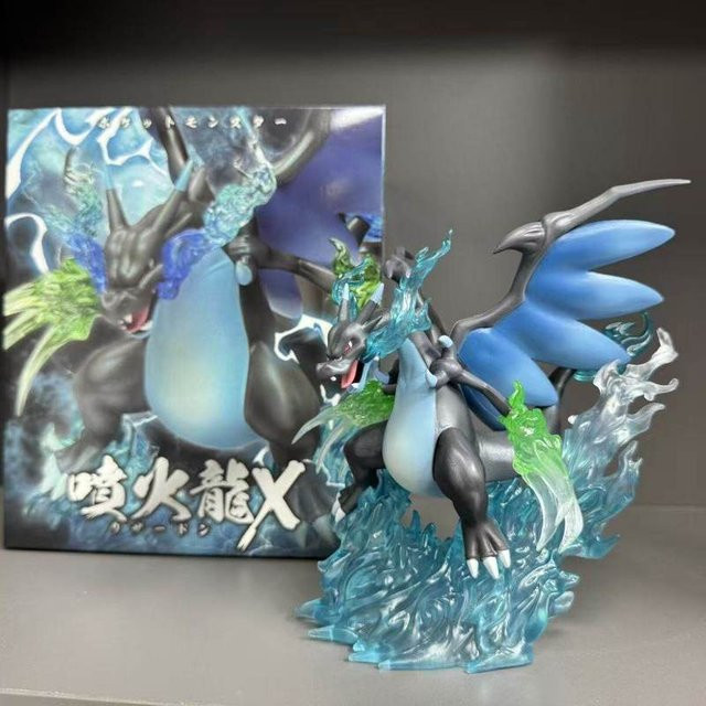FUNISM Pokémon Black Charizard X Gk Figur, Maßstab 1:20, Einzelfigur - Bild 1