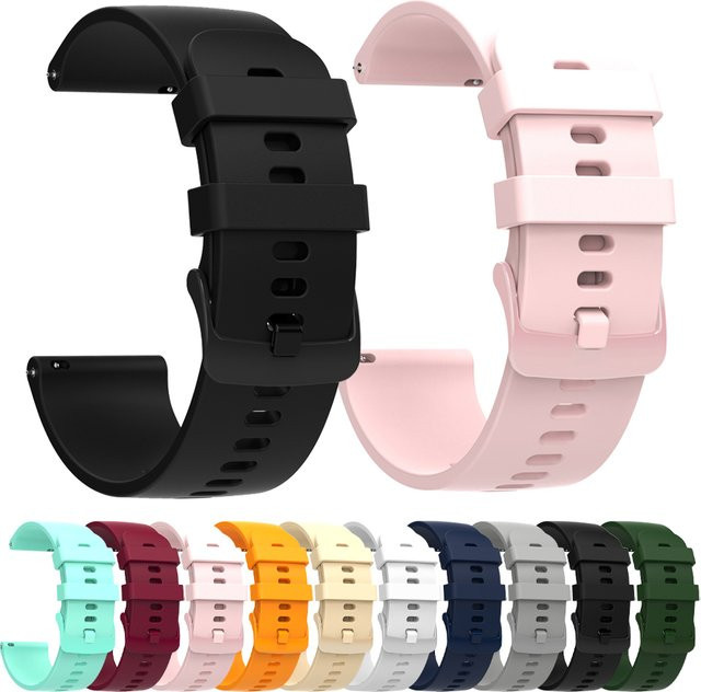 COROS Uhrenarmband Silikon, Schwarz, Unisex - Bild 1