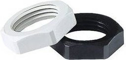 Jacob 216 PA Gegenmutter aus Nylon in Grau und Weiß, 100 Stück - Bild 1