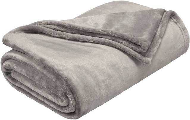 Concord Kuscheldecke aus 100 % Polyester in Grau, B/B: 150 x 200 cm - Bild 1