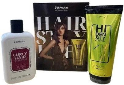 Kemon Set, Haarshampoo und Haarstyling-Creme, Lockiges Haar, 250 ml + 200 ml - Bild 1