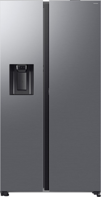 Samsung RS80F Side-by-Side Kühlschrank in Edelstahl Silber mit Wassertank und Smart Home Integration, 634 l, Energieeffizienzklasse C - Bild 1