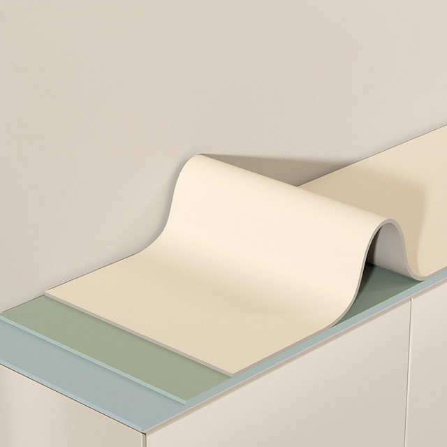 Wasserdichte Leder-Tischmatte in schlichtem Design als schmutzabweisende Schutzmatte für Arbeitsplatten und Möbel - Bild 1