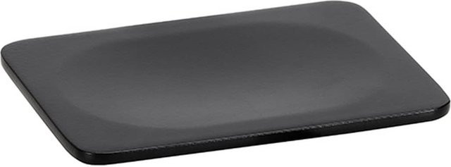 Brillantbad BORGANIC BLACK Seifenablage aus Edelstahl und Zink in Schwarz, B/H/T: 12,0 x 8,5 x 2,5 cm - Bild 1