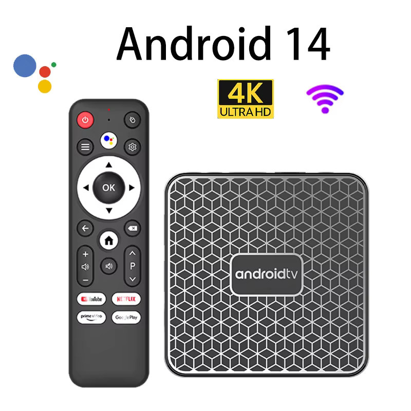 Mortal T1 MINI 4K Smart Android TV Box mit Android 14.0, Wifi6, RK3518 Quad Core Prozessor und Sprachsteuerung in Schwarz - Bild 4