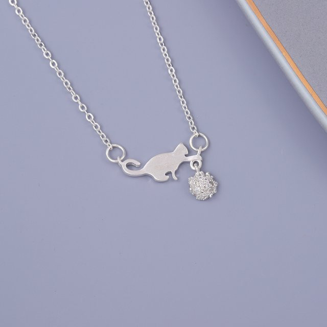GaGa-Duck Halskette, 925 Silber, Zirkonia - Bild 1